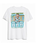 Vintage Larry Bird Night Championships Boston Celtics tshirt  - White